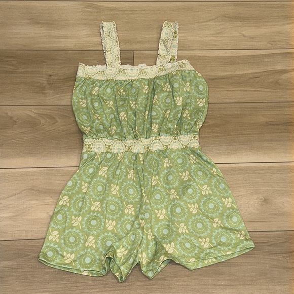 EUC Matilda Jane Clothing MJC Let’s Go Together Easy Sleep Romper Girls Size 14 - Picture 9 of 10